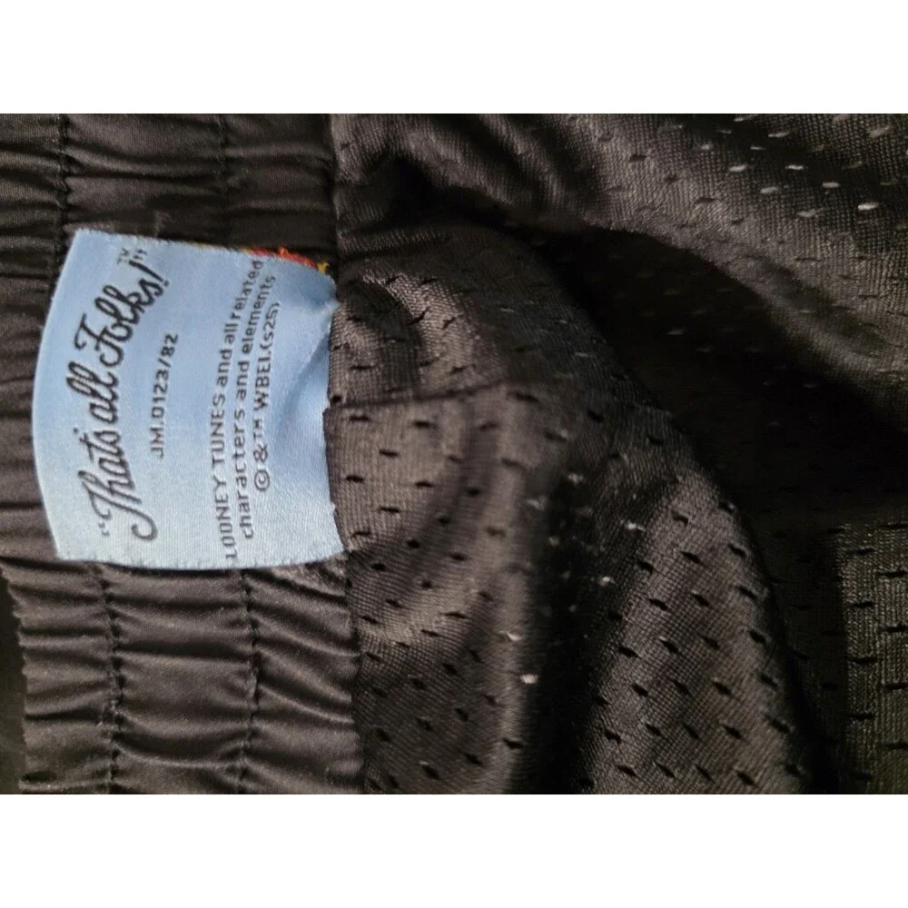 Vintage Daffy Duck X Shoe Palace Mens Shorts M Looney Tunes Black